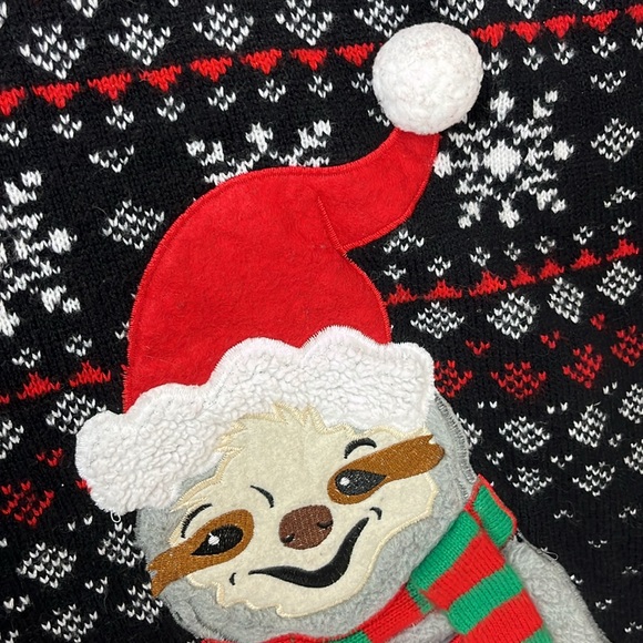 Sloth ugly sweater
Christmas sweater
Holiday hype
Size large - Picture 8 of 8